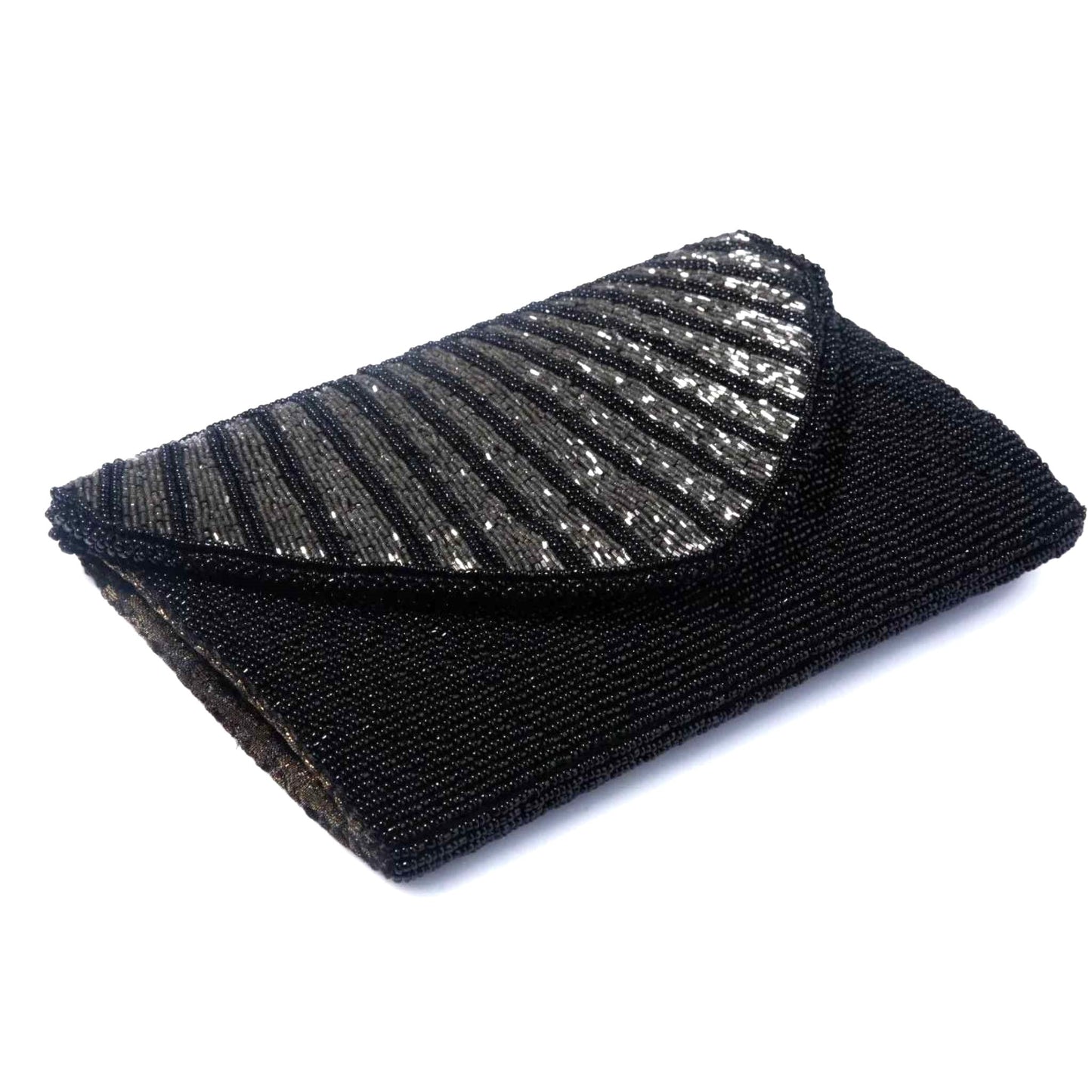 BEADS CLUTCH BLACK