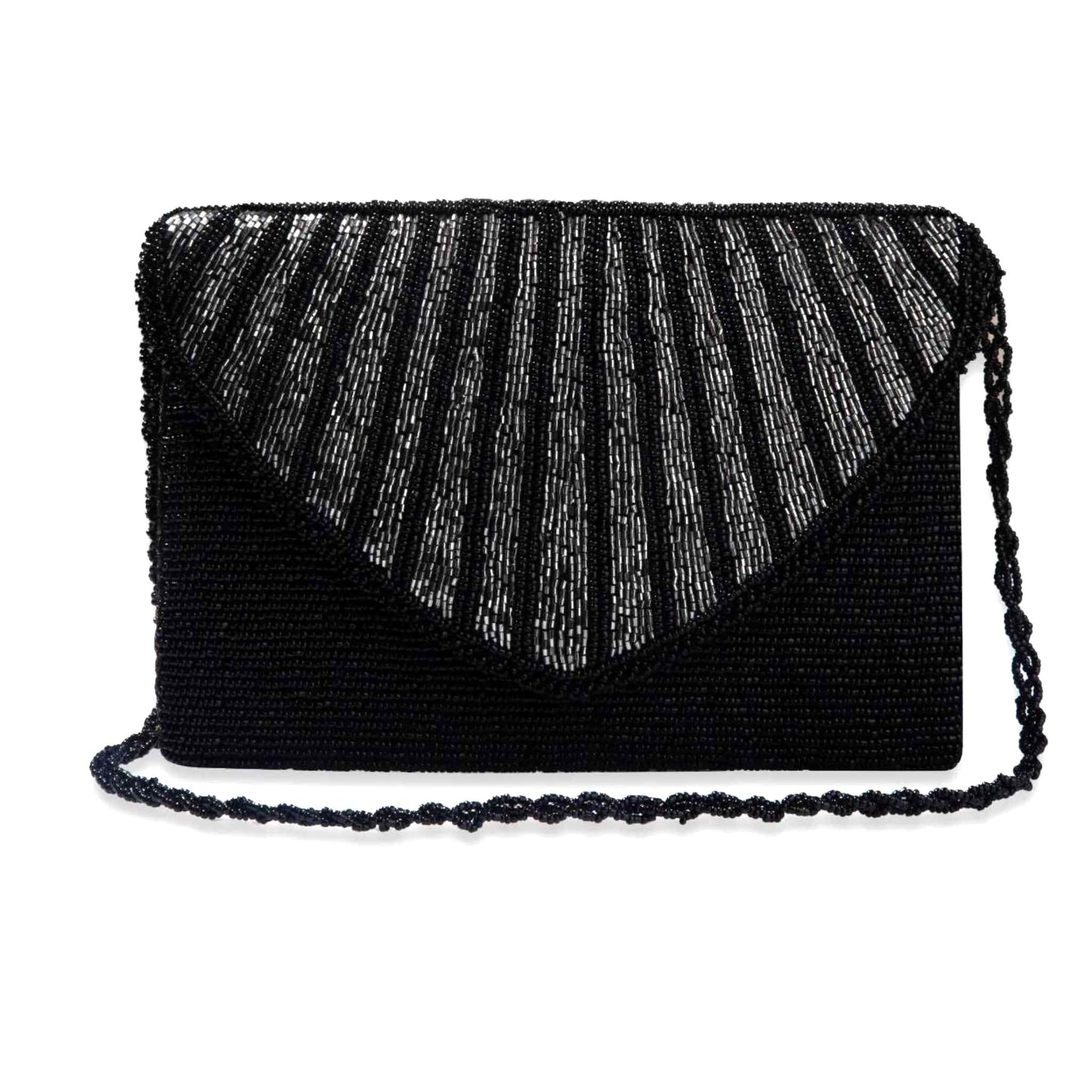 BEADS CLUTCH BLACK