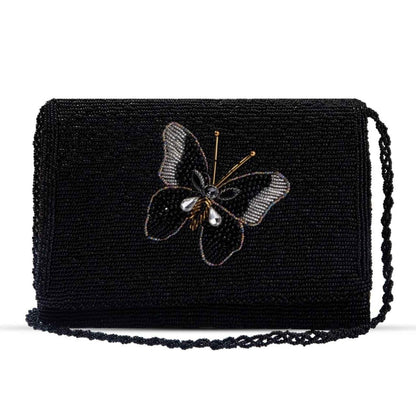 BEADS CLUTCH BUTTERFLY