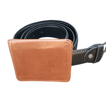 Belt Guard Leather Wallet