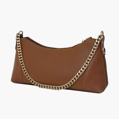 CRESCENT BAG BROWN