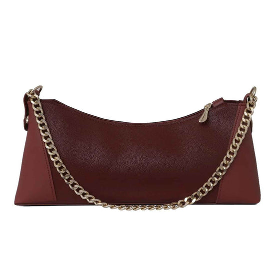 CRESCENT BAG MAROON