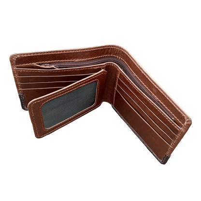 Dual Tone Leather Wallet