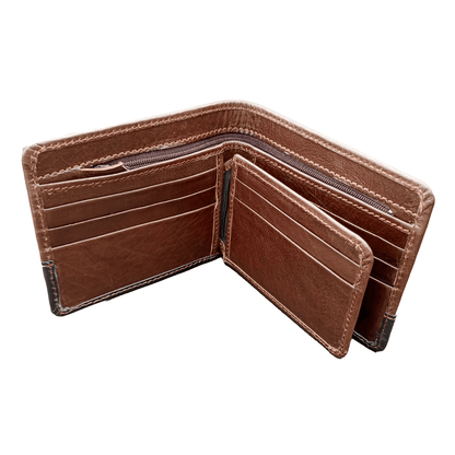 Dual Tone Leather Wallet