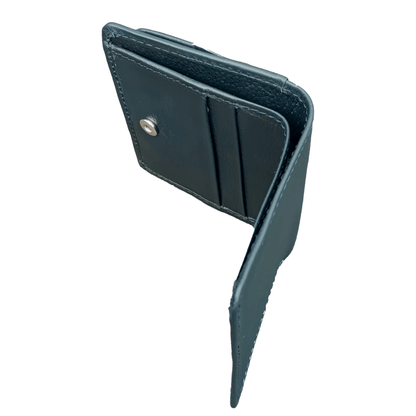 Mild Lock Vertical Leather Wallet