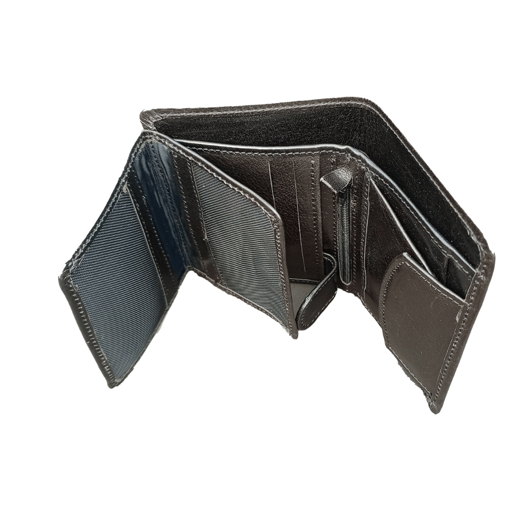 Prime Fold Vertical Leather Wallet