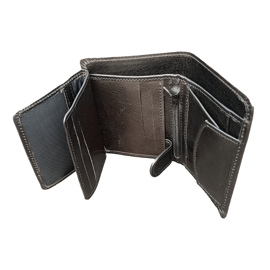 Prime Fold Vertical Leather Wallet