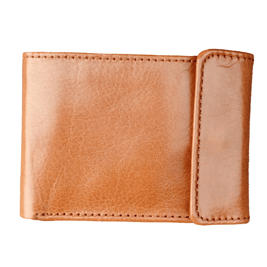 Royal Button Leather Wallet