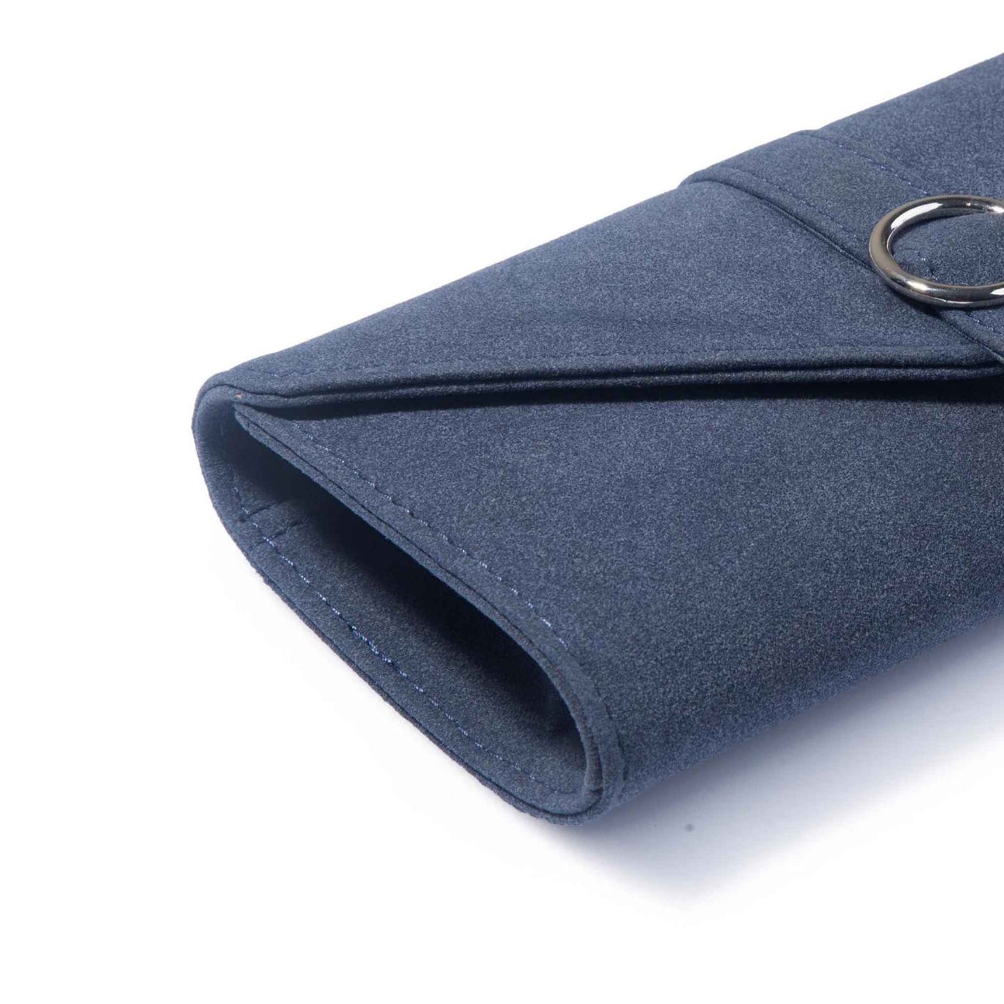 SONATA SUEDE CLUTCH BLUE