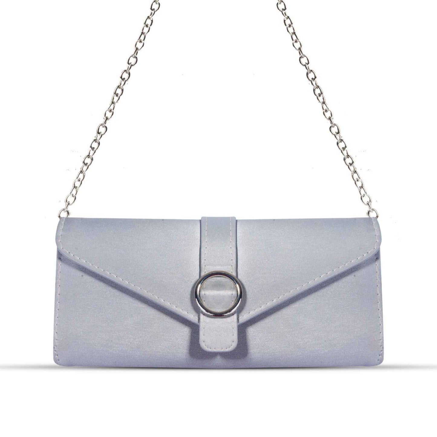 SONATA SUEDE CLUTCH GREY