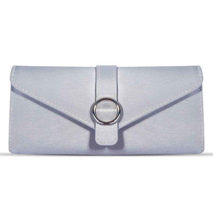 SONATA SUEDE CLUTCH GREY