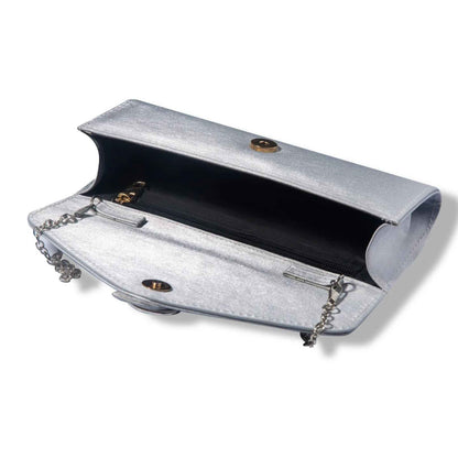 SONATA SUEDE CLUTCH GREY