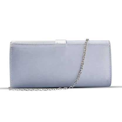 SONATA SUEDE CLUTCH GREY